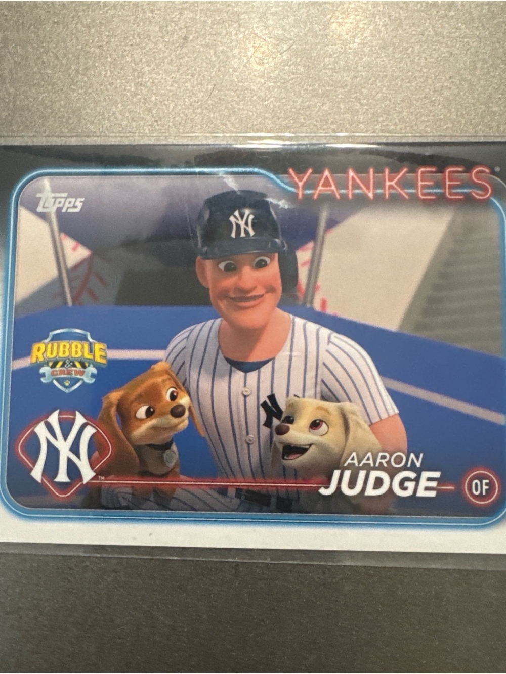 Topps Aaron Judge Card - White & Navy